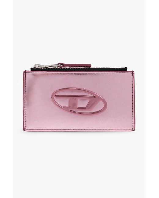 DIESEL Pink '1dr Paoulina' Card Case