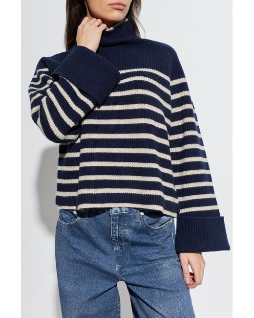 Rag & Bone Blue Wool Turtleneck
