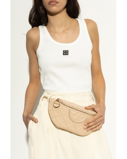 Tory Burch White 'Fleming Soft' Belt Bag