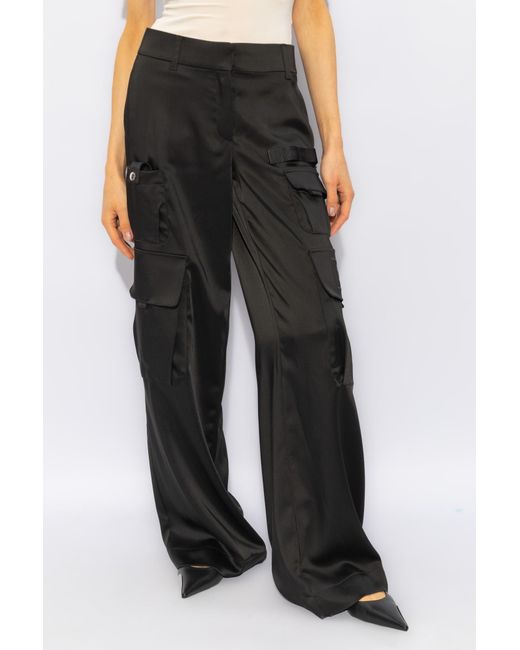 Off-White c/o Virgil Abloh Black Trousers With Pockets,