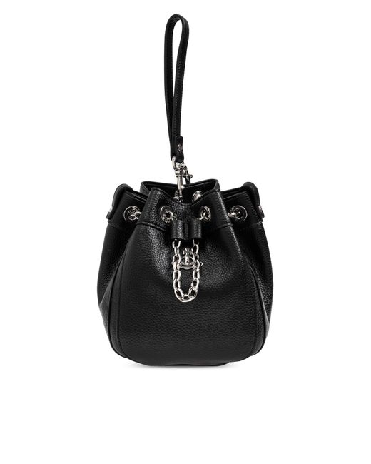 Vivienne Westwood Black 'Chrissy Small' Bucket Bag