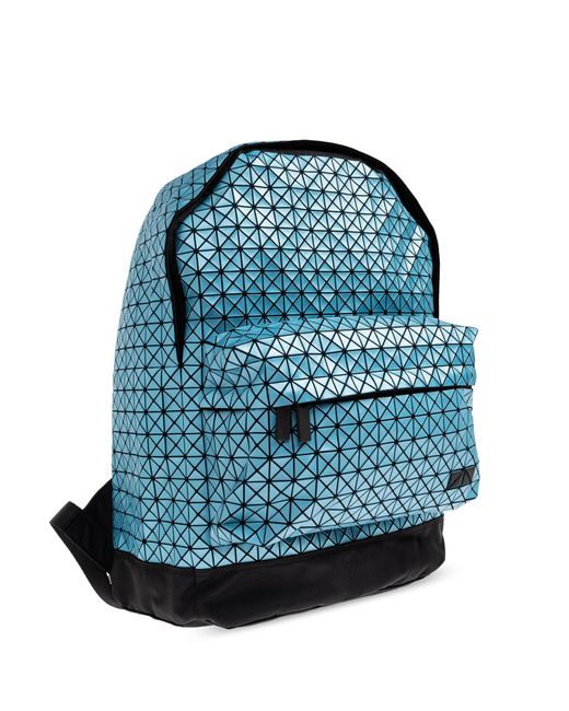 Issey Miyake Blue Backpack With A Geometric Pattern for men