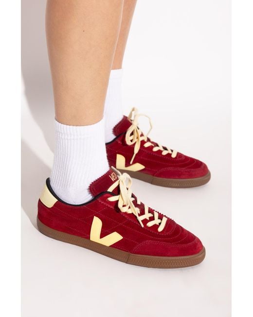 Veja Red "Panenka Suede" Sports Shoes