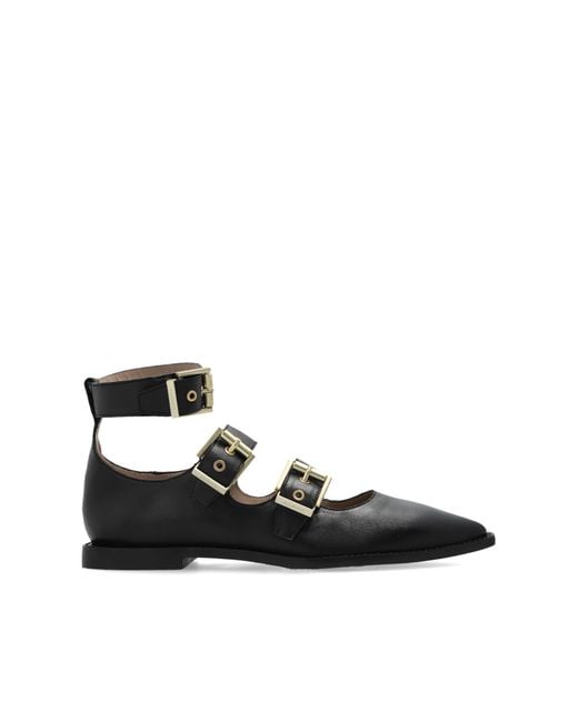 AllSaints Black Leather Boots Susan
