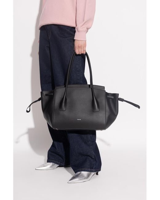 Jil Sander Black Shopper Bag