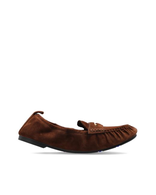 Burberry Brown 'Fawn' Ballerinas