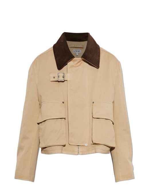 Loewe Natural Jacket With Pockets