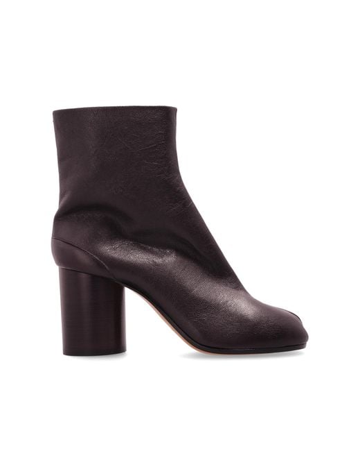 Maison Margiela Black Ankle Boots With "Tabi" Cut-Out
