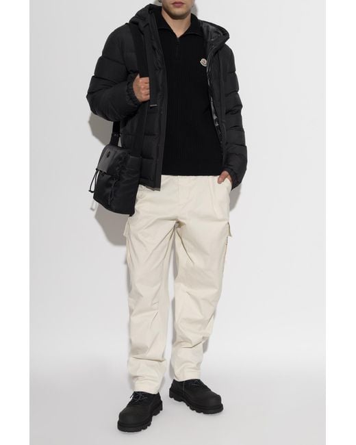 Moncler Black 'Zeflor' Puffer Jacket for men
