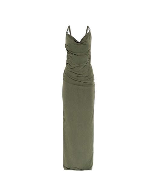 Coperni Green Strappy Dress