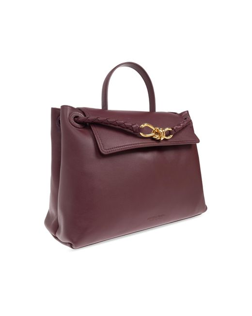 Bottega Veneta Purple Handbag `ciao Ciao`,