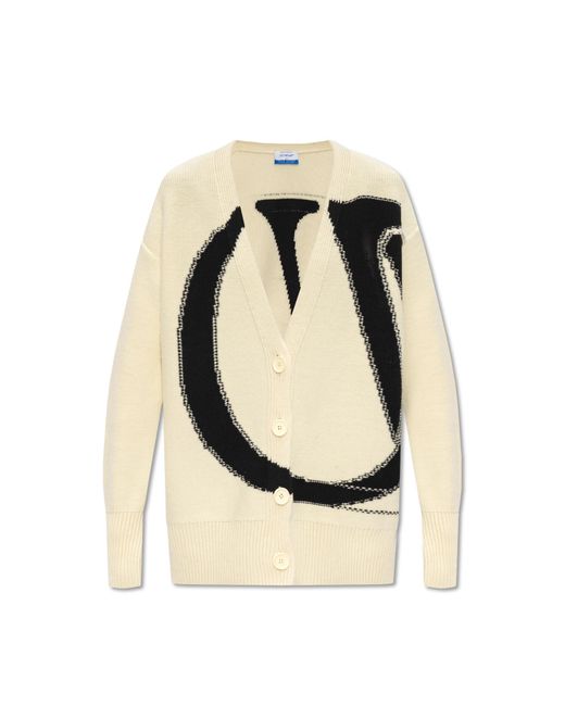 Off white hotsell long cardigan