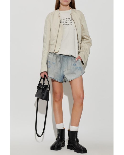 MM6 by Maison Margiela Natural 'Bomber' Jacket