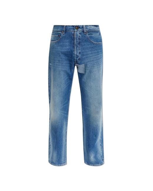 Maison Margiela Blue Jeans With A 'Vintage' Effect for men