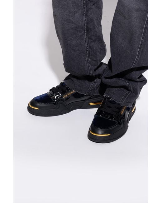 Giuseppe Zanotti Black Sports Shoes "Ghost" for men