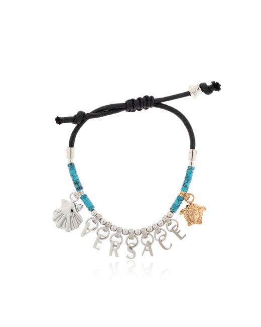 Versace Blue Charm Bracelet