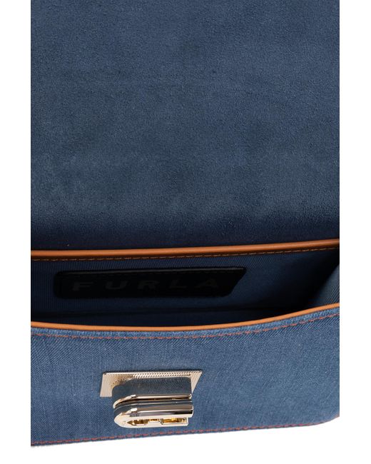 Furla Blue ‘1927 Mini’ Shoulder Bag