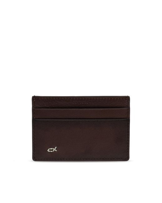 Paul Smith Purple Leather Card Holder for men