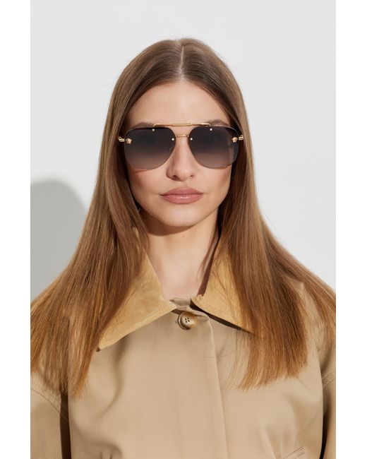 Versace Metallic Sunglasses