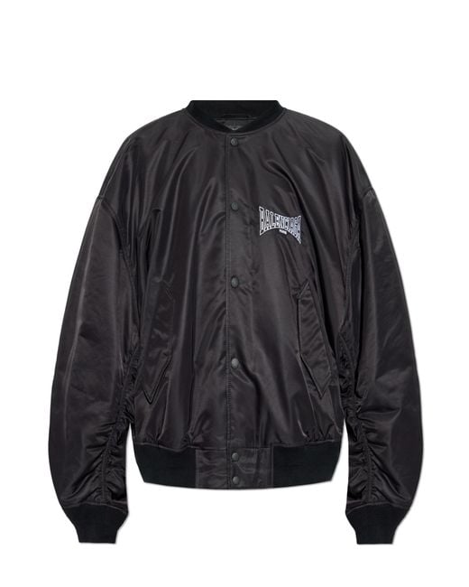 Balenciaga Black Jacket Type Bomber for men
