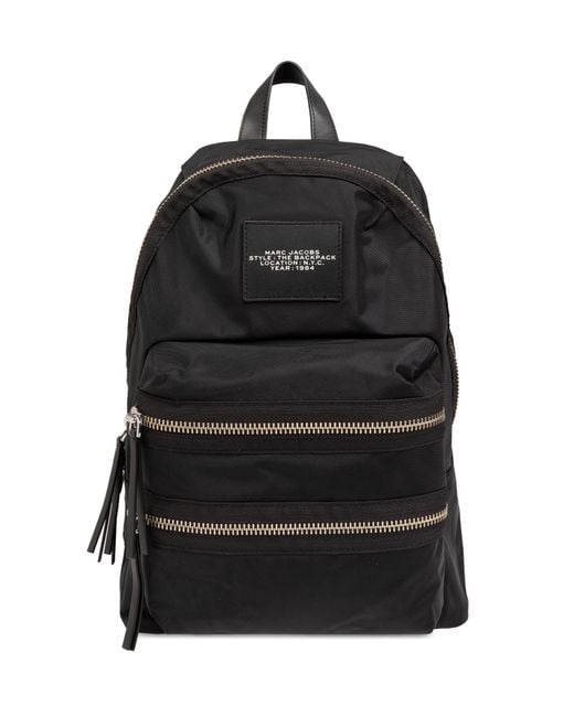 Marc Jacobs Black Backpack 'The Biker Large'