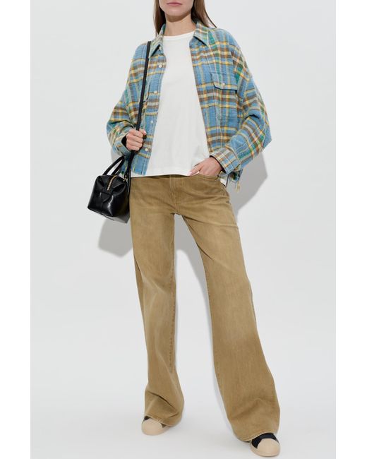 R13 Natural Flared Leg Jeans