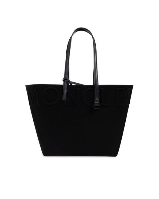 Moncler Black Shopper Bag "Very Small"