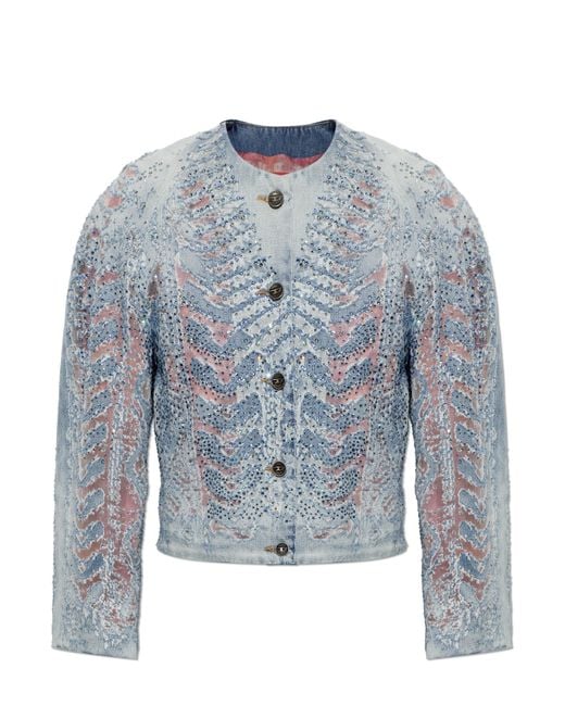 DIESEL Blue Jacket 'De-Solixia-S'
