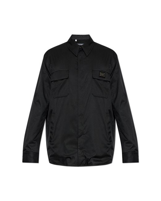 Dolce & Gabbana Black Shirt With Pockets for men