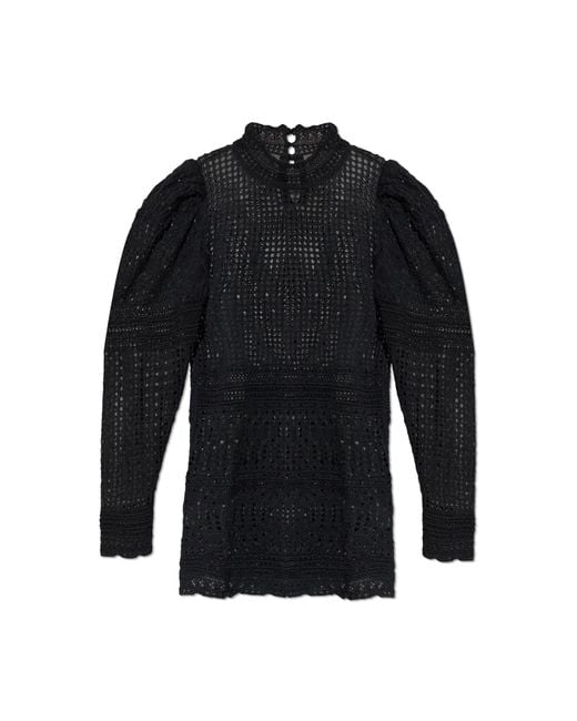 Isabel Marant Black Sweater "Dahara"