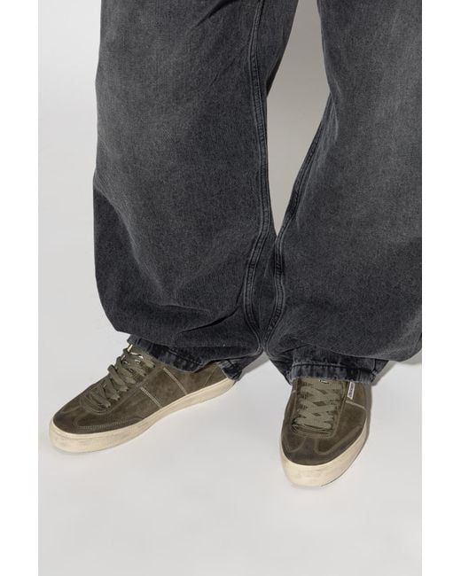 Golden Goose Deluxe Brand Green 'Soul Star' Sports Shoes for men