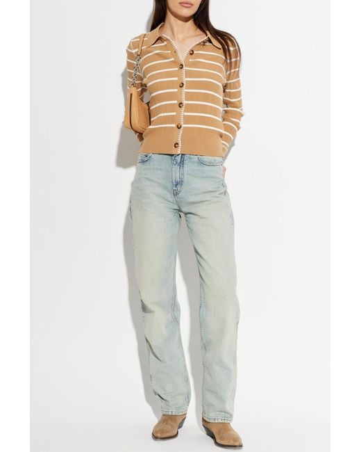 Rag & Bone Natural Fitted Cardigan