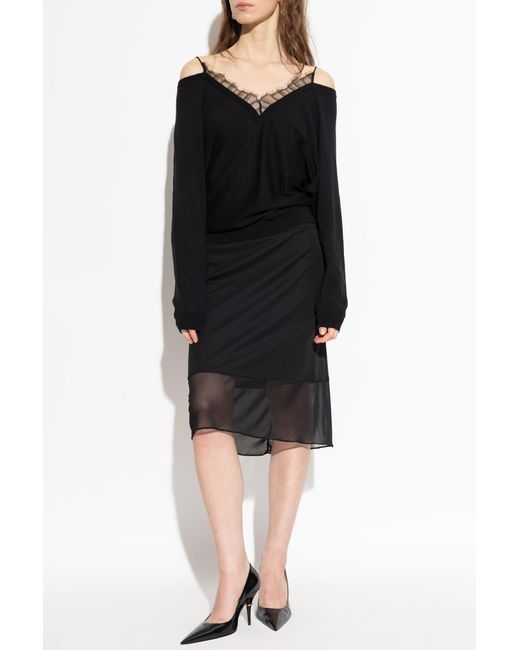 IRO Black Sweater "Aubepine"