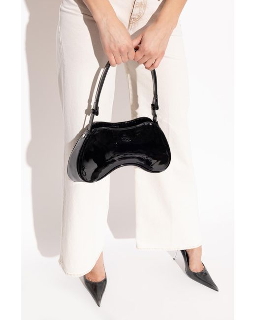 DIESEL Black Shoulder Bag "Play Shoulder"