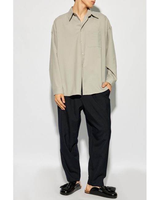 Marni Black Wool Trousers for men