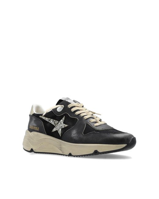 Golden Goose Deluxe Brand Black Sneakers Running Sole