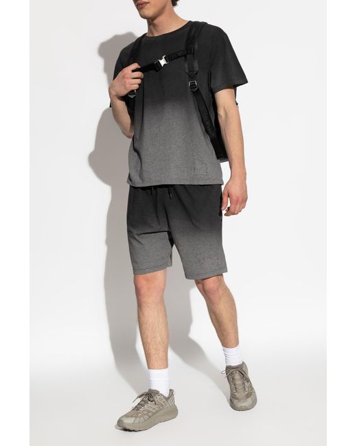 Moschino Gray Cotton Shorts for men