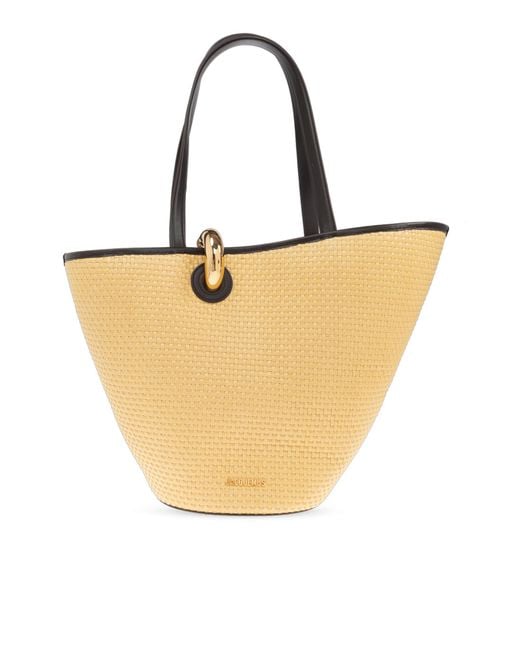 Jacquemus White Bambola Shopper Bag