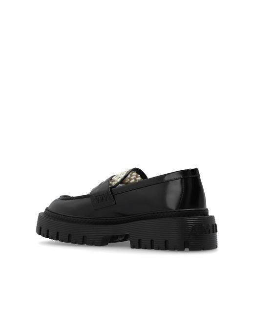 Amiri Black ‘Jumbo’ Loafers Shoes for men
