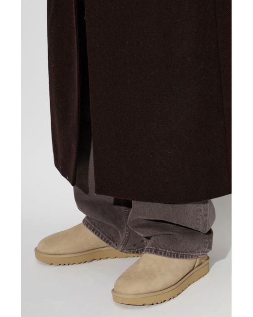 Ugg Brown Suede Snow Boots 'Classic Ultra Mini'