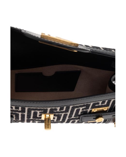 Balmain White Shoulder Bag "B-Buzz 23"