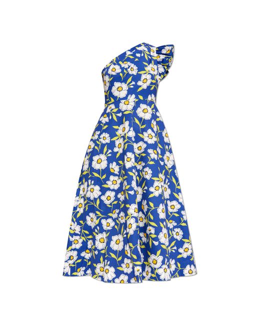 Kate Spade Blue Floral Pattern Dress