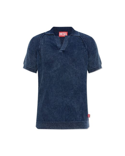 DIESEL Blue Polo 'K-Scilli' for men