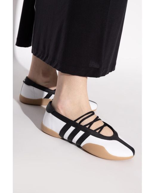 Adidas Originals White Sports Shoes Taekwondo Mei Ballet