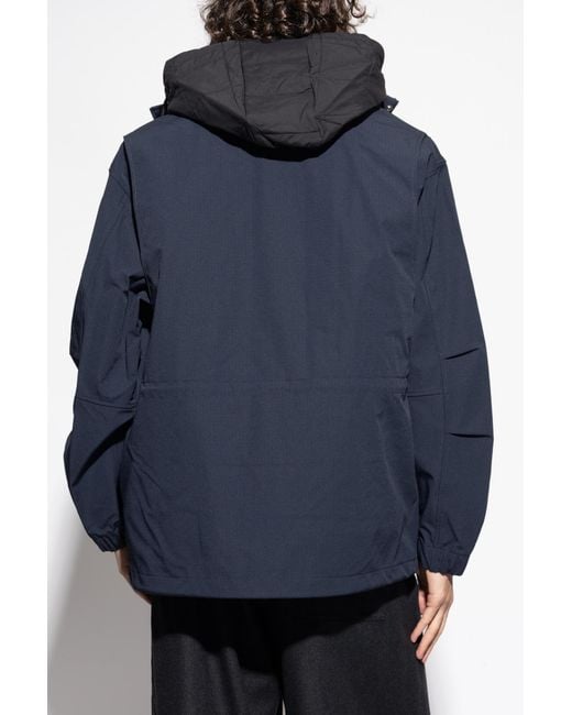 Moose Knuckles Blue Hooded Jacket for men