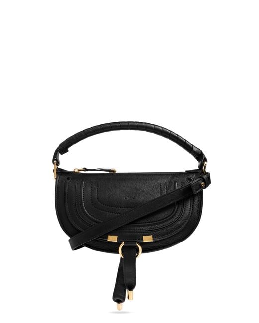 Chloé Black 'Marcie Mini' Shoulder Bag