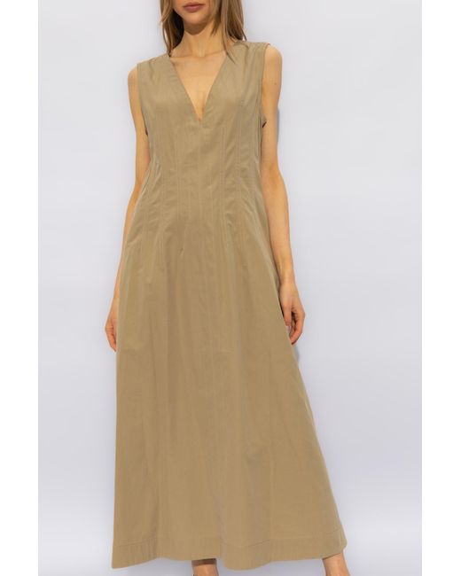 Bottega Veneta Natural Sleeveless Dress,