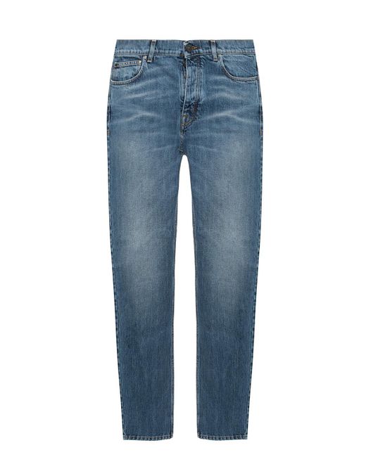 Kent & Curwen Jeans With Tears Blue for men