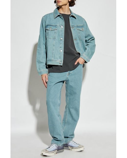 Samsøe & Samsøe Blue "Samisck" Denim Jacket for men