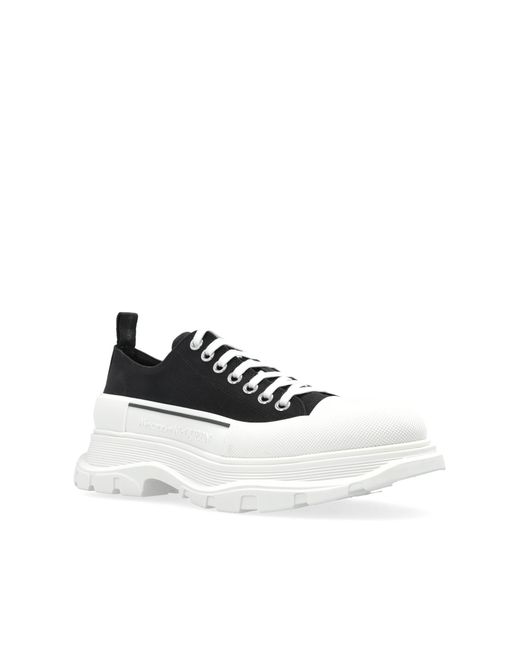 McQueen Black Platform Sneakers for men